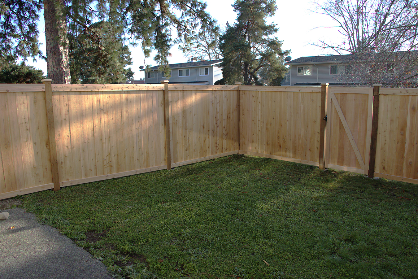 Wood Fence Install